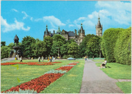 Schwerin Schloß Pädagogisches Institut - Parkanlage Denkmal Im Vordergrund 1978 - Schwerin