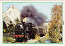 Walthersdorf-Crottendorf (Erzgebirge) Dampflokomotive - Ausfahrt Unterer Bahnhof 1989 - Sonstige & Ohne Zuordnung