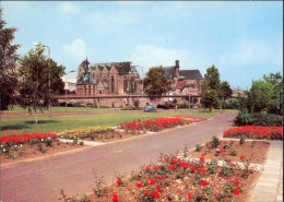 Magdeburg An Der Promenade Der Völkerfreundschaft Mit Blick Auf Die Kirchen 1983 - Other & Unclassified