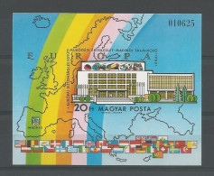 Hungary 1983 Madrid European Security Conference S/S Imperf. Y.T. BF 171ND ** - Blocks & Sheetlets