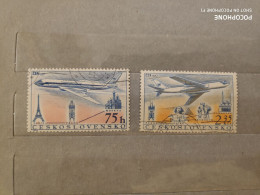 Czechoslovakia	Aviation (F96) - Used Stamps