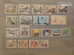 Czechoslovakia	Architecture Landscapes (F96) - Used Stamps