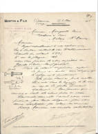 Courrier 1916 / 88 CHARMES / BERTIN Tonnellerie Mécanique De L'Est - 1900 – 1949