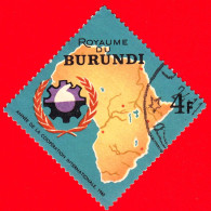 BURUNDI - Nuovo Oblit. - 1965 - Anno Di Cooperazione Internazionale - Emblema Dello Sviluppo Dell'Africa E Delle Nazioni - Ongebruikt