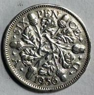 UK 6 Pence 1936 (Silver) - H. 6 Pence