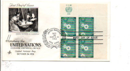 NATIONS UNIES FDC 1958 CONSEIL ECONOMIQUE ET SOCIAL - FDC