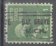 USA Precancel Vorausentwertungen Preo Locals Michigan, Oak Grove 632 - Precancels