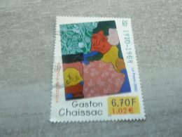 Gaston Chaissac (1910-1964) Visage Rouge - 6f.70 (1.02 €) - Yt 3350 - Multicolore - Oblitéré - Année 2000 - - Gebraucht