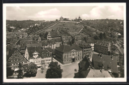 AK Esslingen A. N., Teilansicht Aus Der Vogelschau  - Esslingen