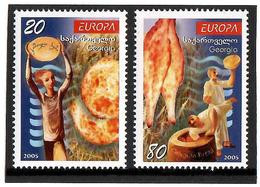 Georgia  2005 . EUROPA  CEPT . 2v: 20, 80  Michel # 480-81 - Georgië