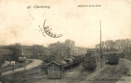 CHERBOURG INTERIEUR DE LA GARE - Cherbourg