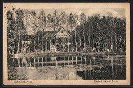 AK Bad Lippspringe, Gasthaus Fischerhütte Mit Teich  - Bad Lippspringe