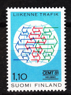 FINLAND : 847 ** MNH – Conférence Européenne Transports 1981 - Nuovi