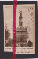 Alkmaar - De Accijnstoren Wordt Verplaatst  - Orig. Knipsel Coupure Tijdschrift Magazine - 1923 - Sin Clasificación