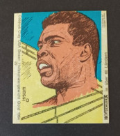 RARE CASSIUS CLAY BUBBLE GUM HITSCHLER OLYMPIC #20 CARD WEST GERMANY 1964 Chicle Rookie Kaugumi Muhammed Alì - Autres & Non Classés
