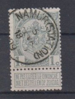 BELGIË - OBP - 1907 - Nr 81 T1 L (NAMUR(STATION)) - Coba + 1.00 € - 1893-1907 Stemmi