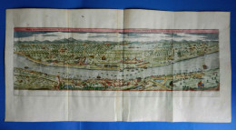 ST-IT FERRARA 1707 Genuina Et Vera Delineatio Transitus Ad Pontem Di Lago Scuro Cm 70 X 34 - Stampe & Incisioni