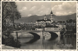 11675400 Solothurn Roetibruecke St.Ursuskirche Solothurn - Sonstige & Ohne Zuordnung