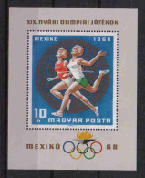 Hungary 1968 Olympic Games Mexico S/S  Y.T. BF 71 ** - Blocks & Kleinbögen