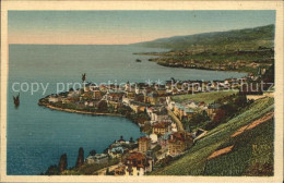 11675054 Montreux VD Vue Generale Lac Leman Weinberge Montreux - Andere & Zonder Classificatie