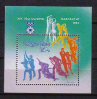 Hungary 1983 Ol. Winter Games Sarajevo S/S Y.T. BF 172 ** - Blocks & Kleinbögen