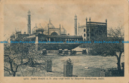 R027969 Juma Musjid. Built By Emperor Shahjehan. Delhi. The Arch - World