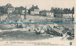 R028598 Guerre. The Bridge Of Pont Sainte Maxence. Levy Fils. No 65 - World