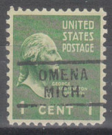 USA Precancel Vorausentwertungen Preo Locals Michigan, Omega 729 - Precancels