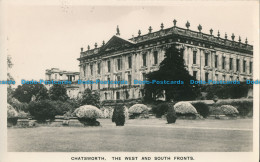R027320 Chatsworth. The West And South Fronts. English Life - Welt