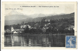 74  Evian Les Bains - Lvue Generale Prise Du Lac - Evian-les-Bains