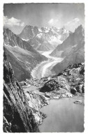 74   Massif Du Mont Blanc -  Lac Blanc - Au Fond La Mer De Glace Et Les Grandes Jorasses - Vallee De Chamonix - Chamonix-Mont-Blanc