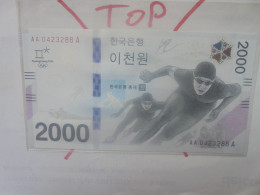 COREE (Sud) 2000 WON 2018 Neuf (B.33) - Korea, South