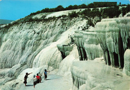 TURQUIE - Denizli - Turkiye - Pamukkale (Hierapolis - Mukaddes Sehir) - Animé - Her Hakki Mahfuzdur - Carte Postale - Turkije