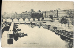 75 Paris - 75001 -  Vue Du Louvre - Peniche - Paris (01)