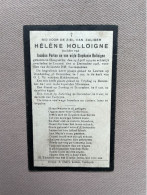 HOLLOIGNE Hélène °HOEGAARDEN 1914 +LEUVEN 1928 - PORTON - Obituary Notices