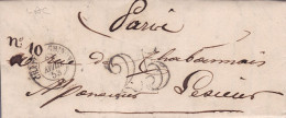 LAC Chateau Chinon Taxe Double Trait CAD Type 15 - 1801-1848: Vorläufer XIX