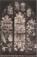 ROYAUME UNI - Oxford - Magdalen College Chapel Window - The Last Judgment - Carte Postale Ancienne - Oxford