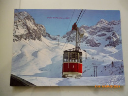 Cartolina Viaggiata "Funivia Del Paradiso"  1967 - Andere & Zonder Classificatie