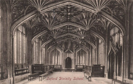 ROYAUME UNI - Oxford - Divinity School - Carte Postale Ancienne - Oxford