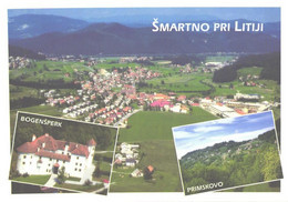 Slovenia:Šmartno Pri Litiji, Aerial Views, Bogenšperk, Primskovo - Slovenië