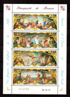 MONACO - 2812 / 2815 - Feuille Complète "Fresques De L'Opéra" - Neufs N** - Très Beaux - Unused Stamps