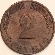 Germany Federal Republic - 2 Pfennig 1977 G, KM# 106a (#4532) - 2 Pfennig