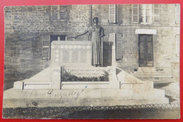 Carte Photo 08 BUZANCY Monument Aux Morts Envoye De NOUART - Autres & Non Classés