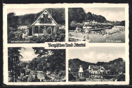 AK Ittertal /Bergisches Land, Heimatmuseum, Strandbad, Heidberger Mühle  - Andere & Zonder Classificatie