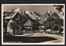 AK Garmisch-Partenkirchen, Hotel Am Marktplatz Mit   - Garmisch-Partenkirchen