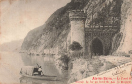 FRANCE - Aix Les Bains - Le Tunnel Du Chemin De Fer Au Bord Du Lac De Bourget - Carte Postale Ancienne - Aix Les Bains