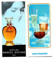 Catalogue Vente à Bord Air France - Quelle Date ? Mais Whisky à 1,90 F - Dépliant Recto-verso à Cinq Volets - Advertenties