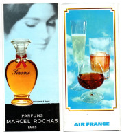 Catalogue Vente à Bord Air France - Quelle Date ? Mais Whisky à 1,90 F - Dépliant Recto-verso à Cinq Volets - Publicités