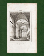 ST-IT FIRENZE - Florenz La Loggia De Lanzi 1835~ - Prenten & Gravure