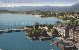 11673193 Zuerich Bauschaenzli Quaibruecke Zuerich - Autres & Non Classés